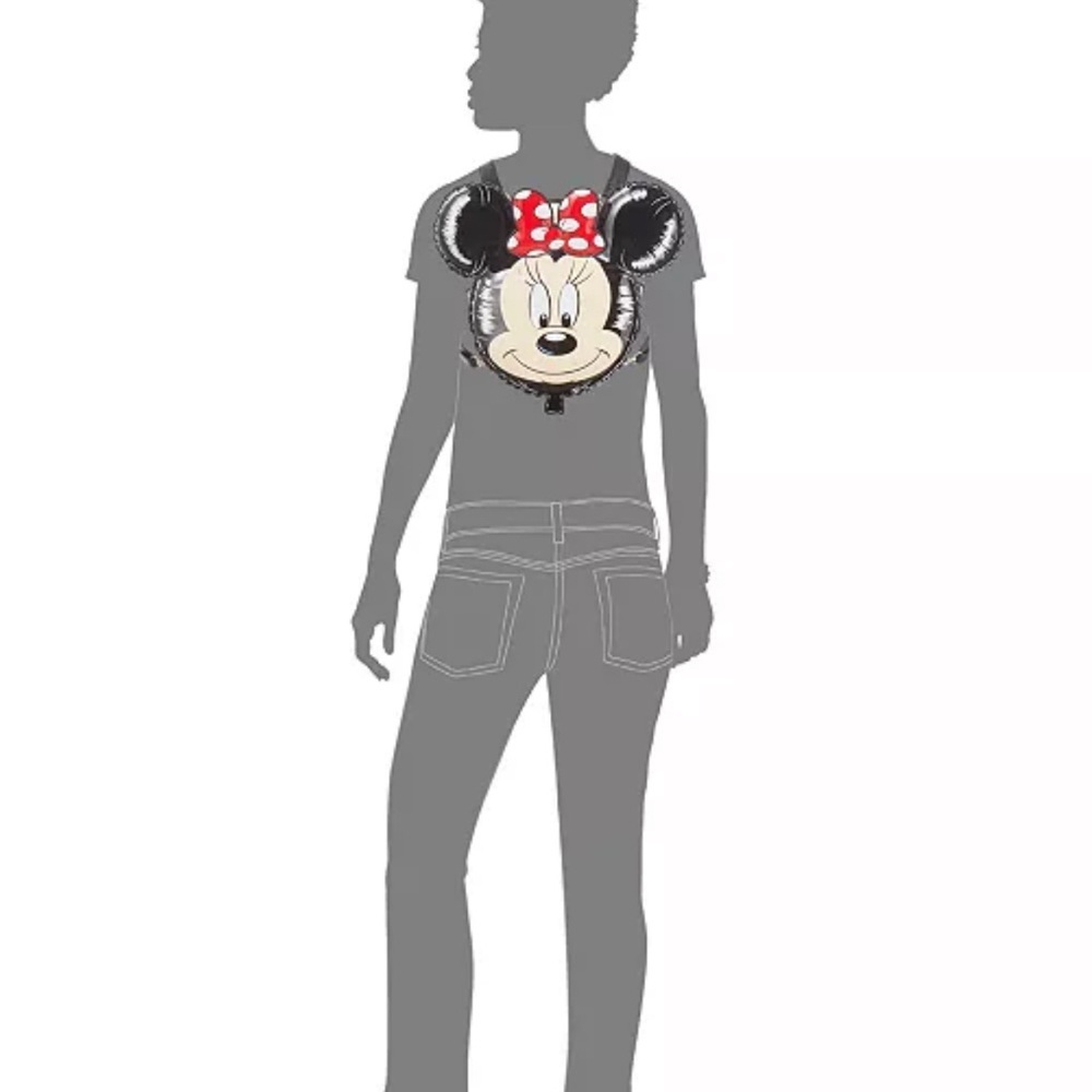 Loungefly Disney Minnie Mouse Parade Balloon Convertible Mini Backpack&Crossbody - Picture 6 of 9